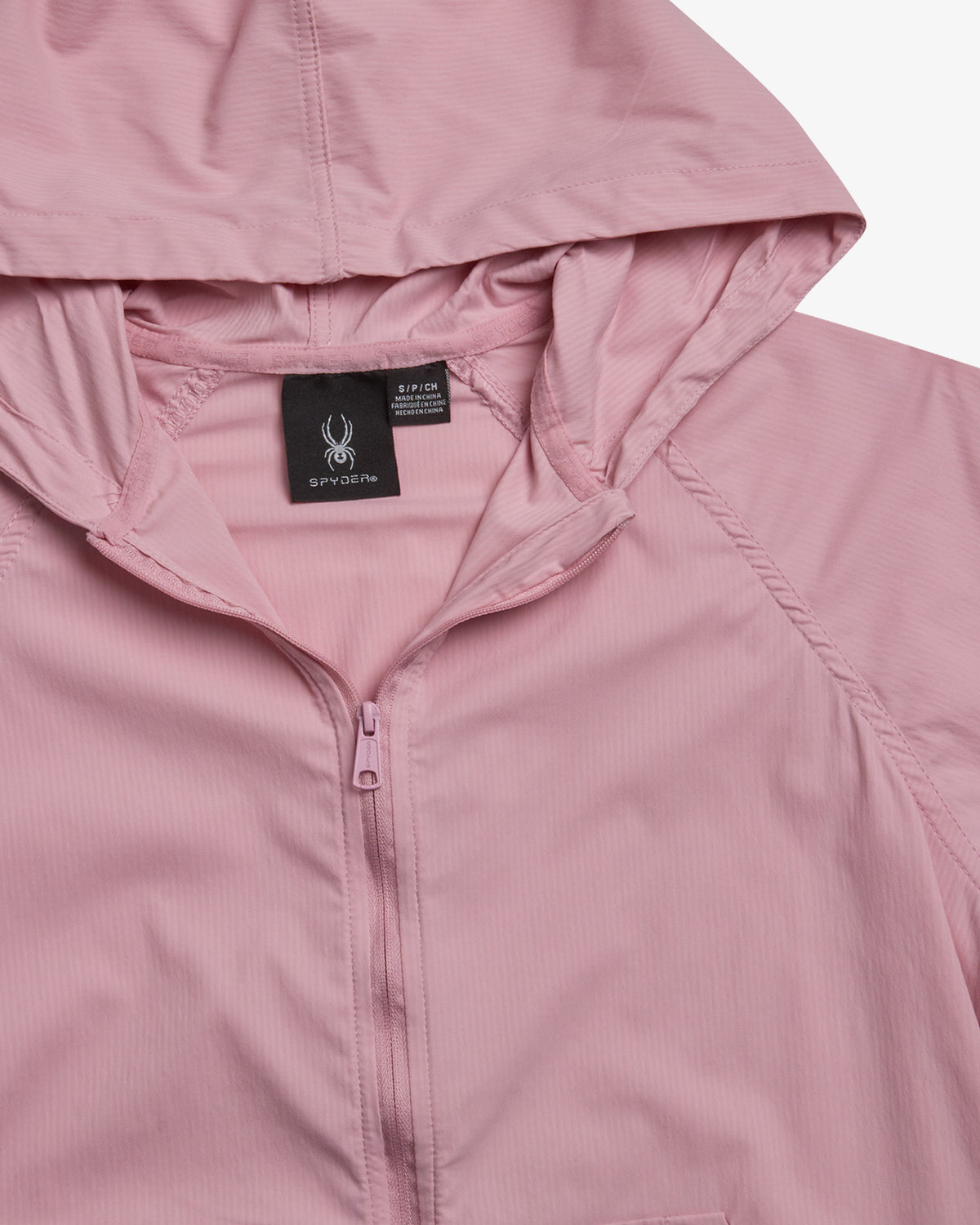 Women's Twill Full Zip Jacket - Mauve