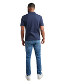 Mens Short Sleeve Interlock - Navy