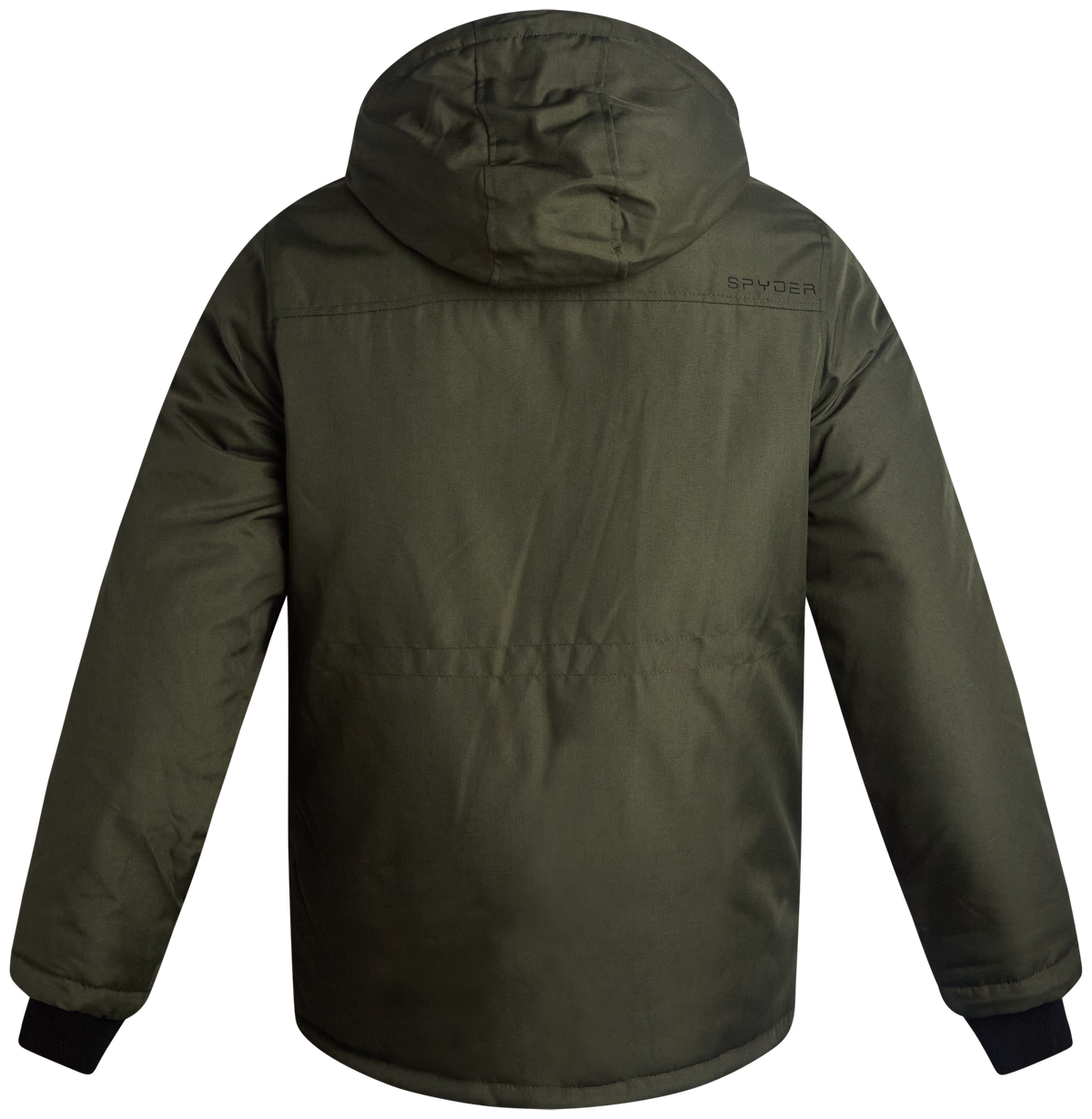 Spyder Men's Parka Jacket in Olive – view 2