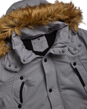 Boys' Parka Jacket - Pewter