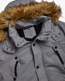 Boys' Parka Jacket - Pewter