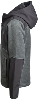 Boys' Sweater Fleece Jacket - Pewter