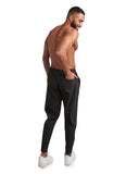 Mens Nylon Pull-On Tech - Black