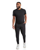Mens Nylon Pull-On Tech - Black