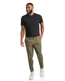 Mens Nylon Pull-On Tech - Olive