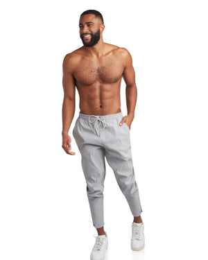 Mens Track Pant - Silver