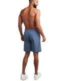 Mens Stretch Woven Shorts - Slate Blue