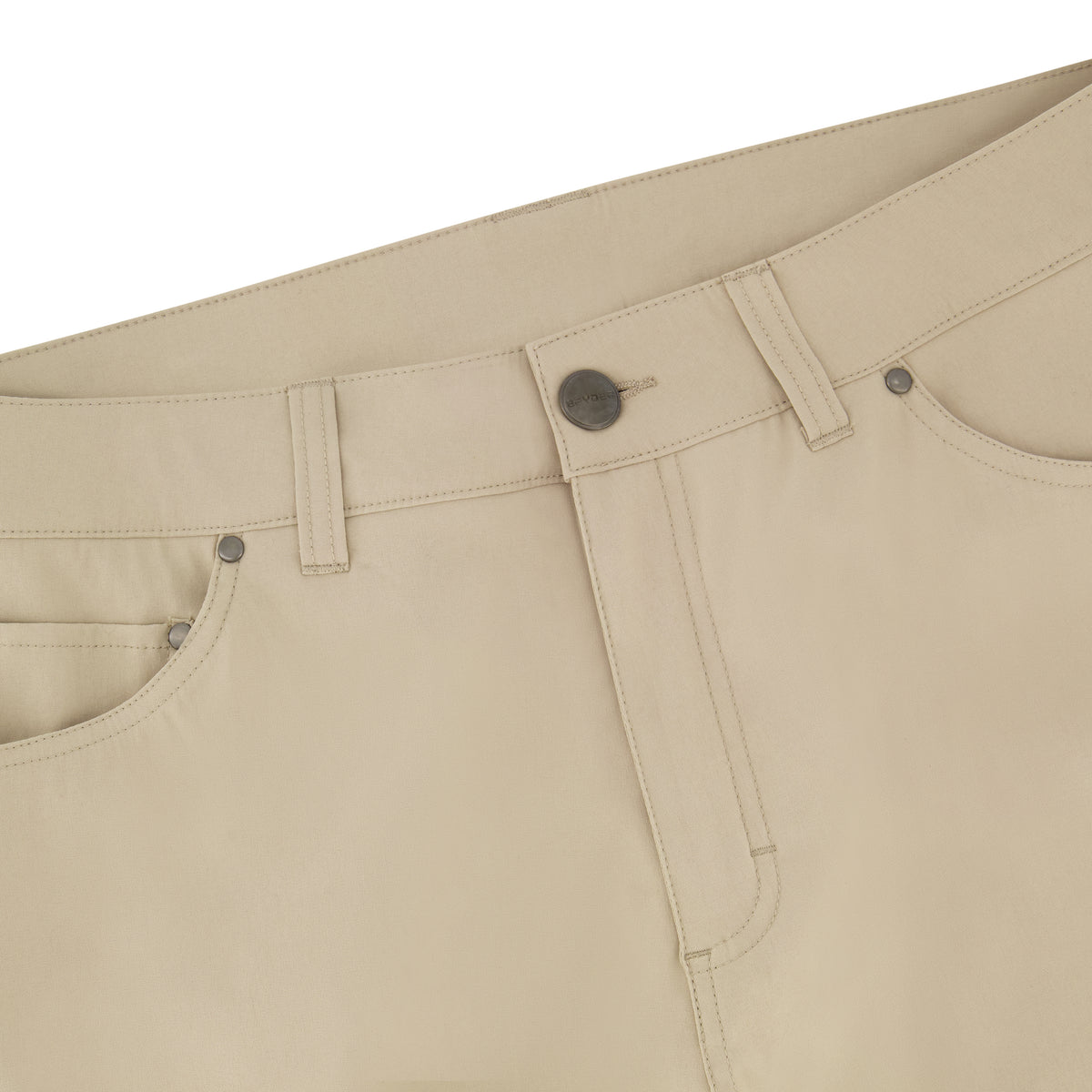 Spyder Men's Fleece Lined Five Pocket Pants in Mushroom – view 2