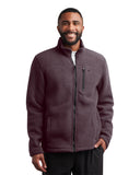 Men's Stripe Fleece Full Zip - Black