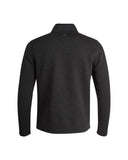 Men's Box Quilt Quarter Zip - Black