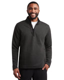 Men's Box Quilt Quarter Zip - Black