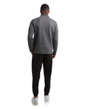 Men's Box Quilt Quarter Zip - Grey