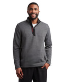 Men's Box Quilt Quarter Zip - Grey