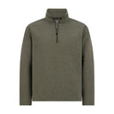 Men's Diamond Quilt Quarter Zip - Olive