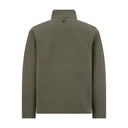 Men's Diamond Quilt Quarter Zip - Olive