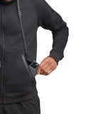 Men's Fleece Logo Hoodie - Black
