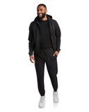 Men's Fleece Logo Hoodie - Black