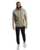 Men's Fleece Logo Hoodie - Brown Stone