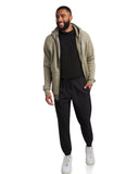 Men's Fleece Logo Hoodie - Brown Stone