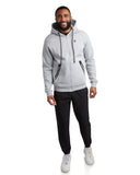 Men's Fleece Logo Hoodie - Heather Grey