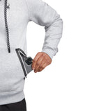 Men's Fleece Logo Hoodie - Heather Grey