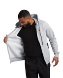 Men's Fleece Logo Hoodie - Heather Grey