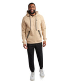 Men's Fleece Logo Hoodie - Sand