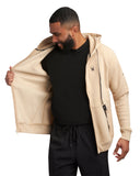 Men's Fleece Logo Hoodie - Sand