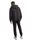 Mens Fleece Full Zip Jogger Set - Black