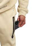 Mens Fleece Full Zip Jogger Set - Cloud