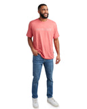 Mens Short Sleeve Wordmark Tee - Spyder Red