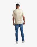 Men's Short Sleeve Wordmark Tee - Stone