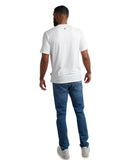 Mens Short Sleeve Wordmark - White