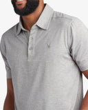 Men's Short Sleeve Jersey Polo - Heather Grey