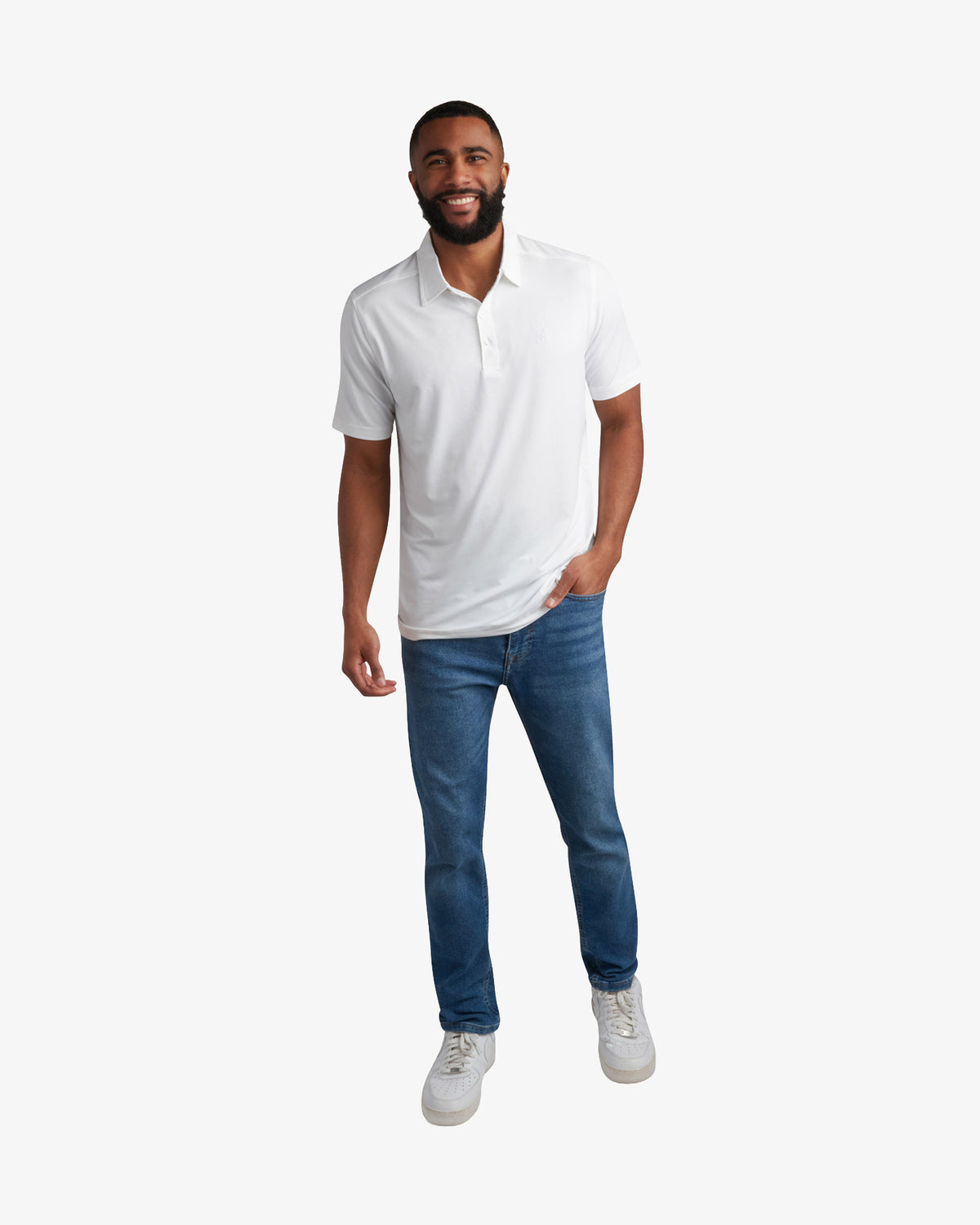 Men's Short Sleeve Jersey Polo