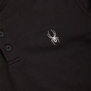 Mens Long Sleeve Thermal Henley - Black