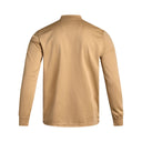 Mens Long Sleeve Thermal Henley - Sand