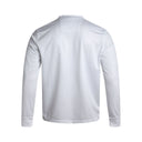 Mens Long Sleeve Thermal Henley - White
