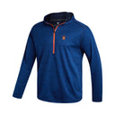 Mens Knit Half Zip - Blue