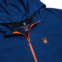Mens Knit Half Zip - Blue