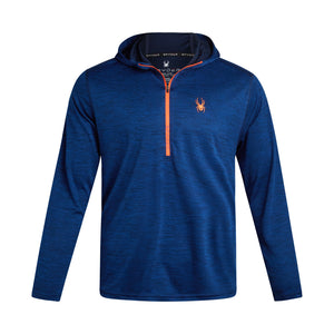 Mens Knit Half Zip - Blue