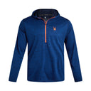 Mens Knit Half Zip - Blue