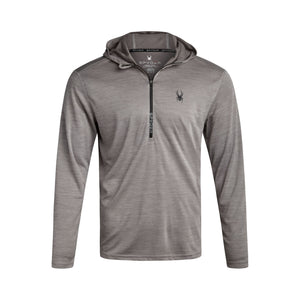 Mens Knit Half Zip - Grey