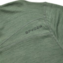Mens Knit Half Zip - Spruce Green
