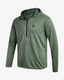 Men's Knit Half Zip - Spruce Green