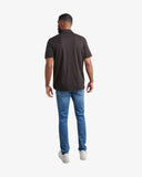 Men's Short Sleeve Tech Polo - Heather Black
