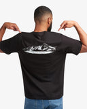 Men's Short Sleeve Mountain Tee - Black