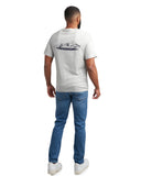 Mens Short Sleeve Mountain Tee - Heather Grey