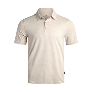 Mens Short Sleeve Jacquard - Bone