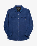 Men's Corduroy Long Sleeve Shirt - Estate Blue